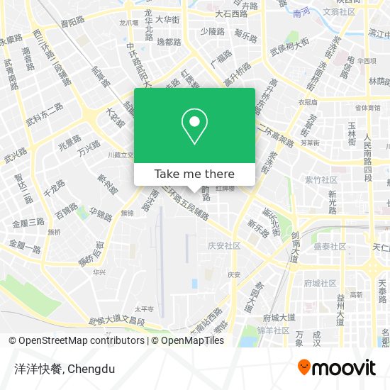洋洋快餐 map