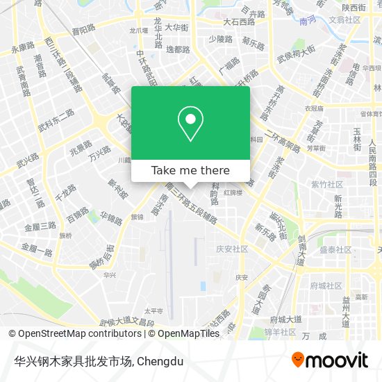 华兴钢木家具批发市场 map