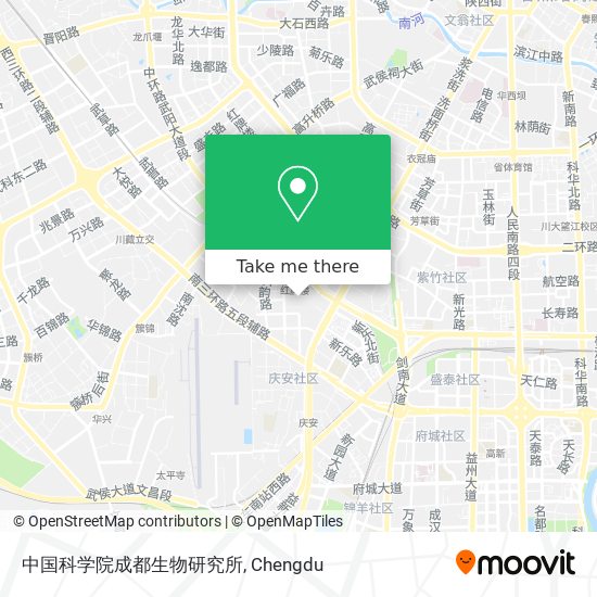 中国科学院成都生物研究所 map