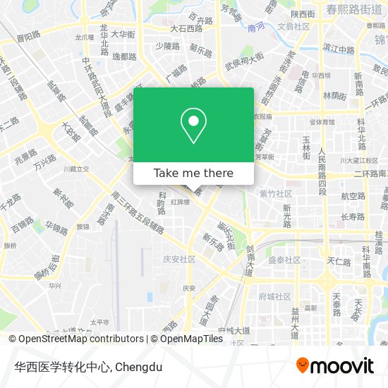 华西医学转化中心 map