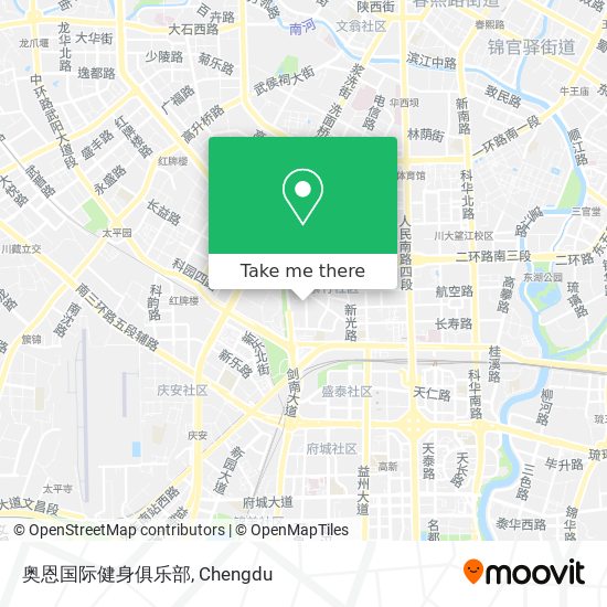 奥恩国际健身俱乐部 map