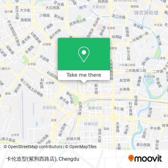 卡伦造型(紫荆西路店) map