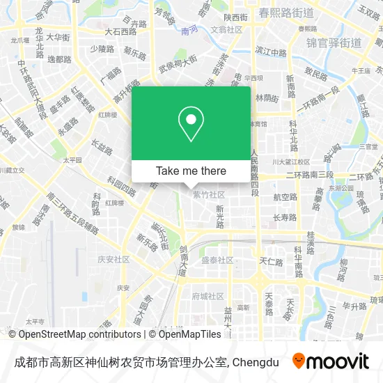 成都市高新区神仙树农贸市场管理办公室 map
