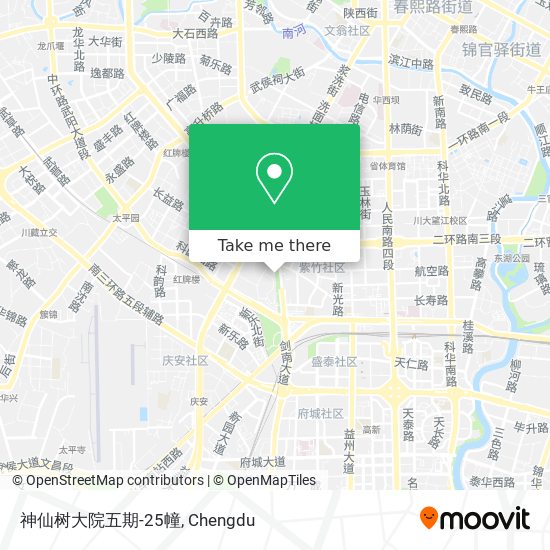 神仙树大院五期-25幢 map