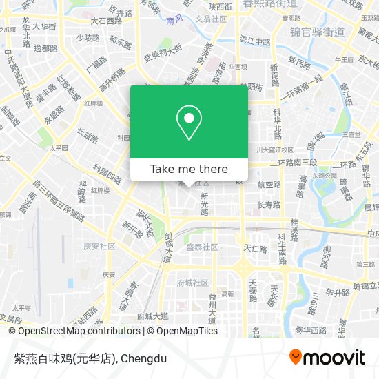 紫燕百味鸡(元华店) map