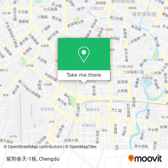 紫荆春天-1栋 map