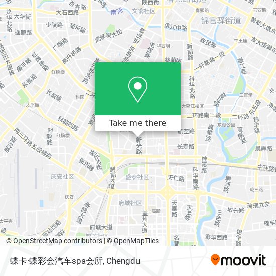 蝶卡·蝶彩会汽车spa会所 map