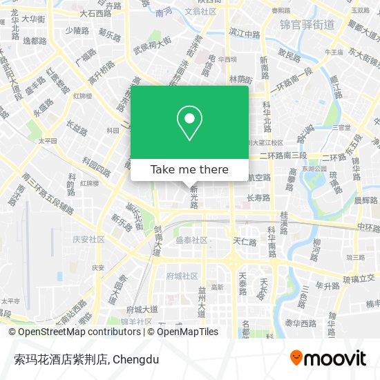 索玛花酒店紫荆店 map