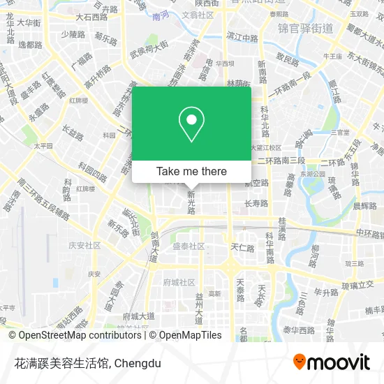 花满蹊美容生活馆 map