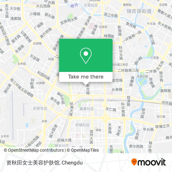 资秋田女士美容护肤馆 map