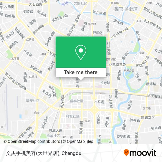 文杰手机美容(大世界店) map