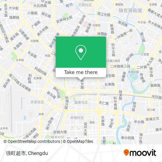 强旺超市 map