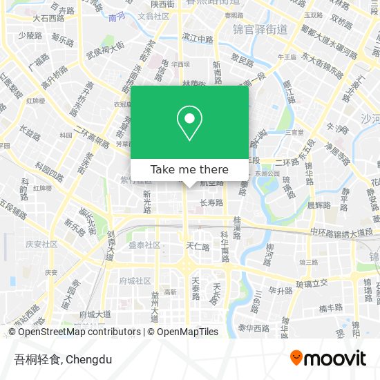 吾桐轻食 map