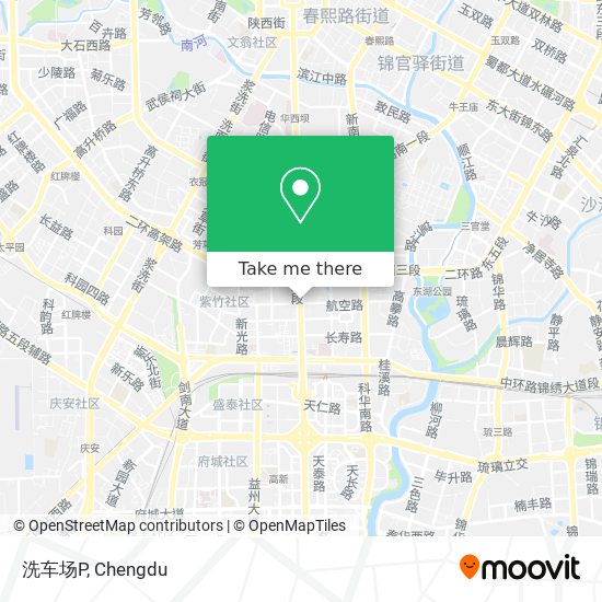 洗车场P map