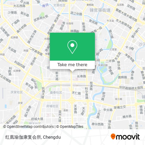 红凰瑜伽康复会所 map