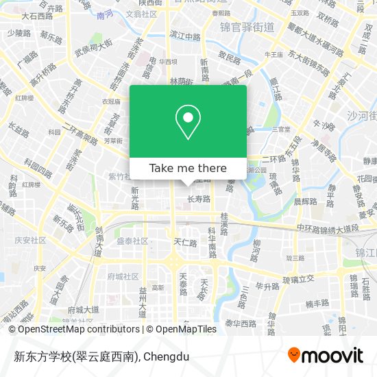 新东方学校(翠云庭西南) map