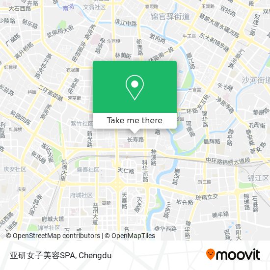 亚研女子美容SPA map