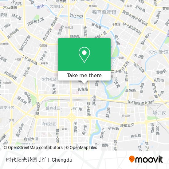 时代阳光花园-北门 map
