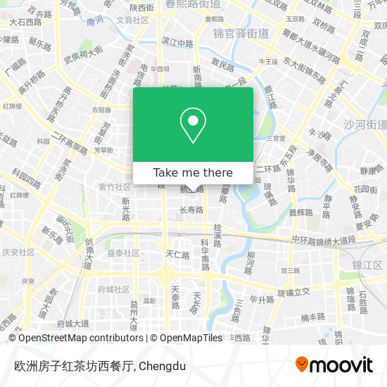 欧洲房子红茶坊西餐厅 map