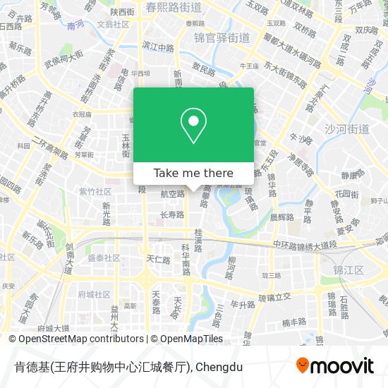肯德基(王府井购物中心汇城餐厅) map