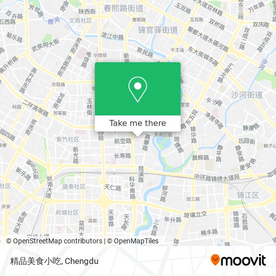 精品美食小吃 map
