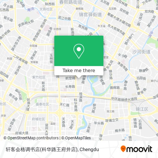 轩客会格调书店(科华路王府井店) map