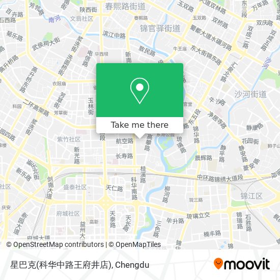 星巴克(科华中路王府井店) map