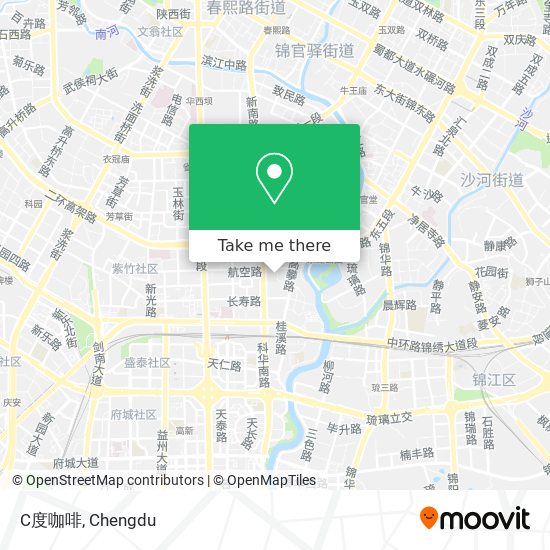 C度咖啡 map