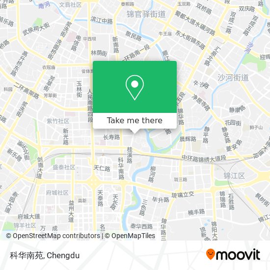科华南苑 map