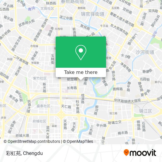彩虹苑 map