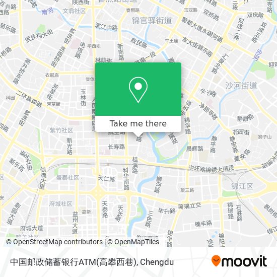 中国邮政储蓄银行ATM(高攀西巷) map