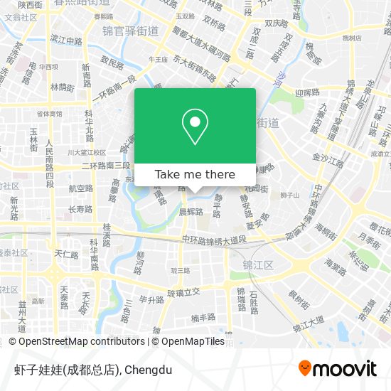 虾子娃娃(成都总店) map