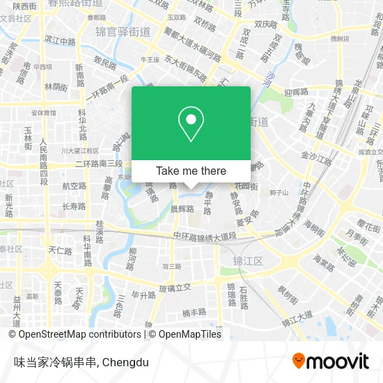 味当家冷锅串串 map