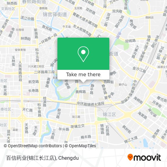百信药业(锦江长江店) map