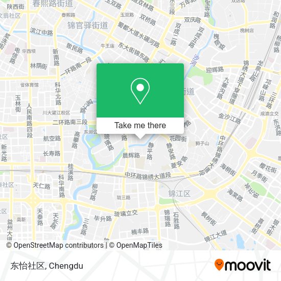 东怡社区 map
