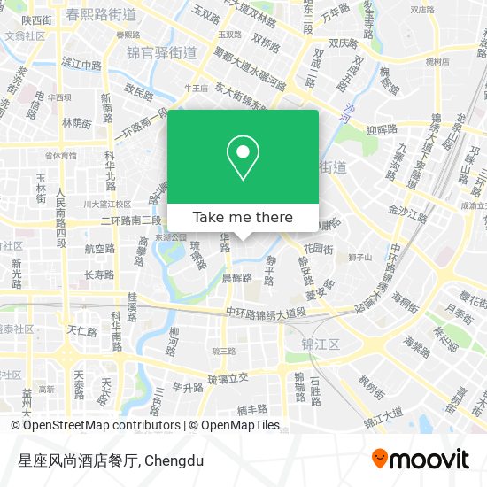 星座风尚酒店餐厅 map
