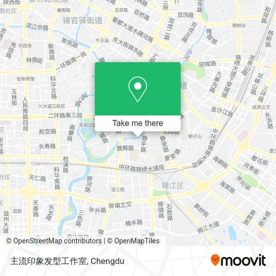 主流印象发型工作室 map
