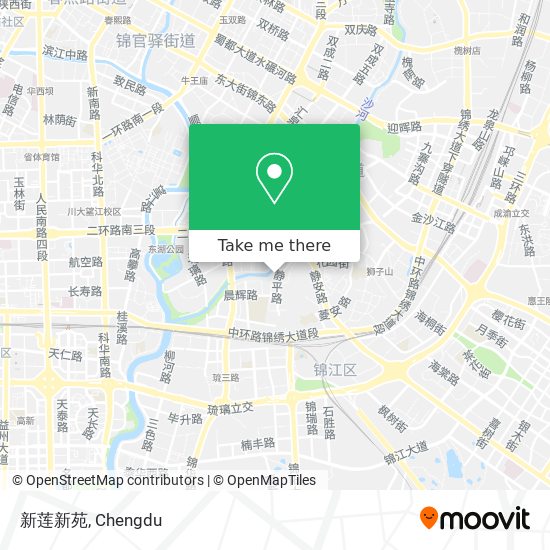 新莲新苑 map