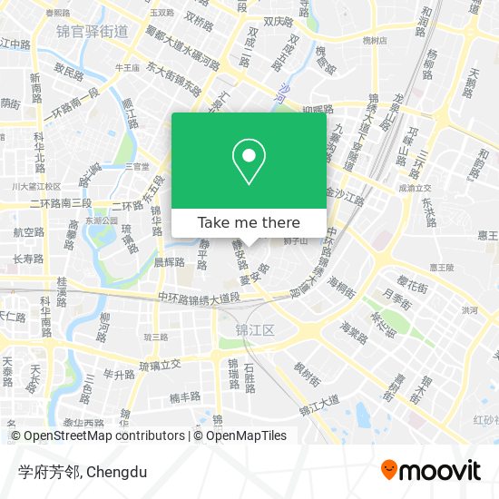学府芳邻 map