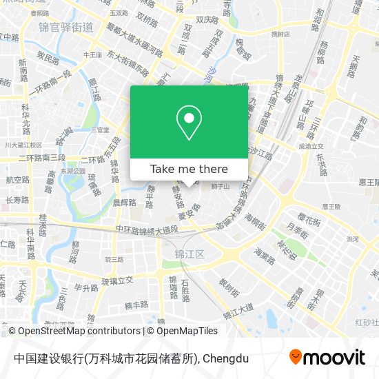 中国建设银行(万科城市花园储蓄所) map