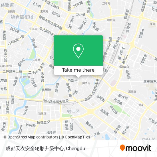 成都天衣安全轮胎升级中心 map