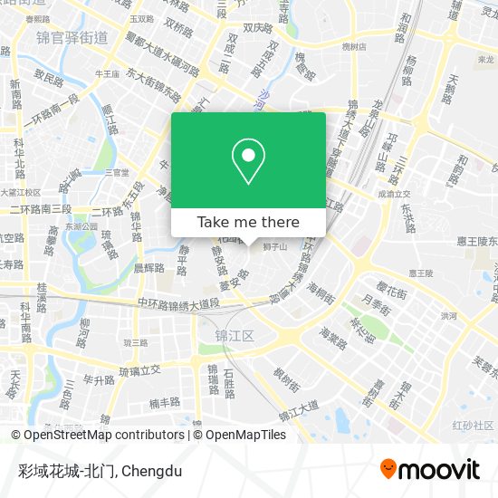彩域花城-北门 map
