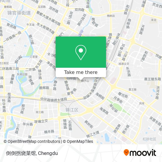 倒倒拐烧菜馆 map