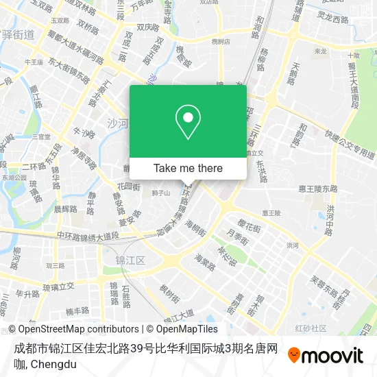 成都市锦江区佳宏北路39号比华利国际城3期名唐网咖 map