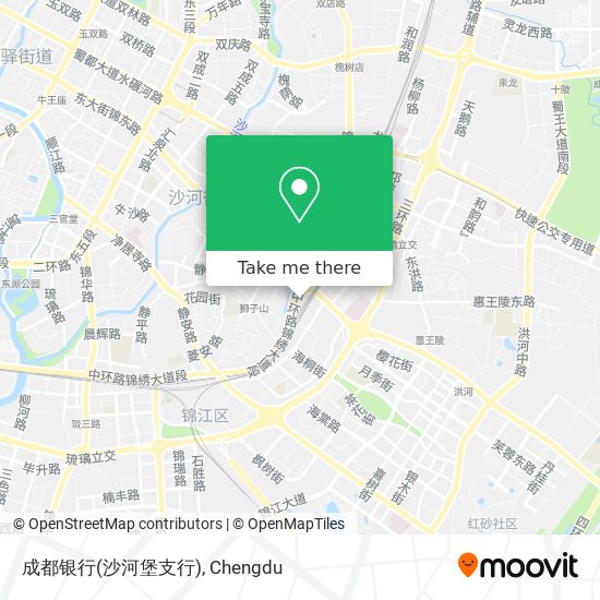 成都银行(沙河堡支行) map