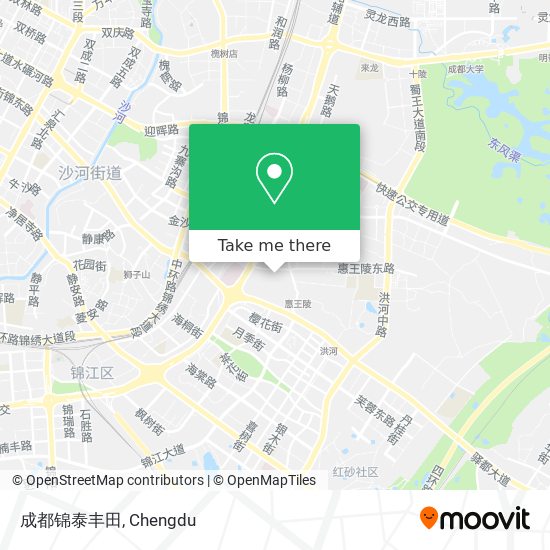 成都锦泰丰田 map