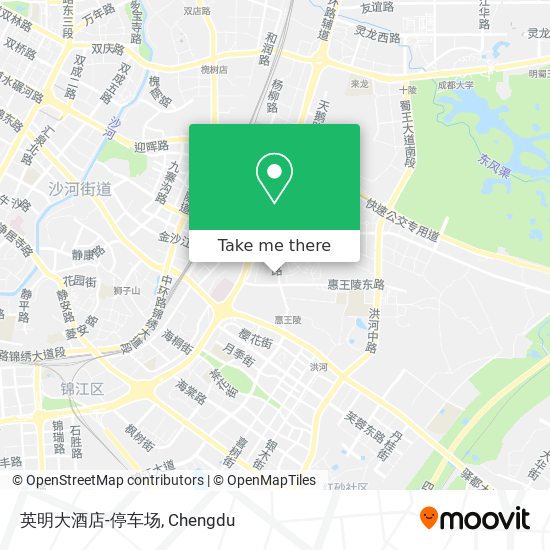 英明大酒店-停车场 map