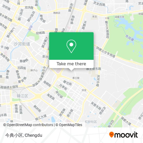 今典小区 map