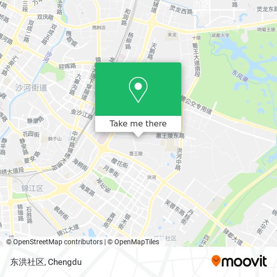 东洪社区 map