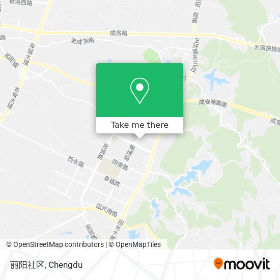 丽阳社区 map